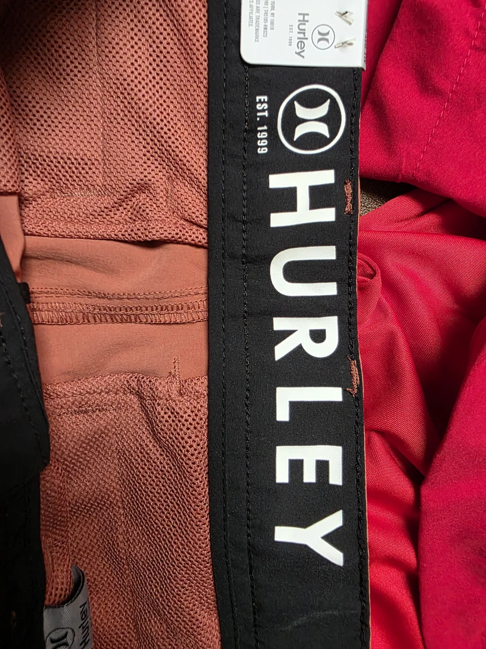Hurley Men's Rust Performance Walkshorts